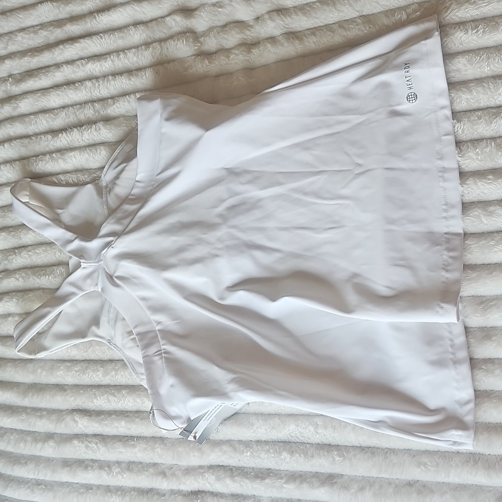 NWT Adidas Women's White Tank Top - Picture 2 of 3